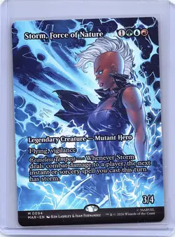 Storm, Force of Nature (Borderless) M Marvel Universe Eternal-Legal 94 NM - Image 1