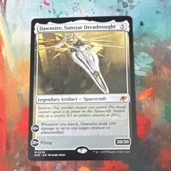 Wizards of the Coast MTG Dawnsire, Sunstar Dreadnought Mythic 238 Regular - Image 1