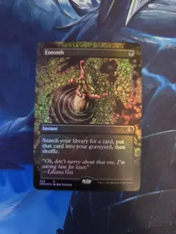 Entomb Borderless Foil MTG Dominaria Remastered - Image 1