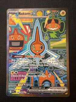 Rotom ex 126/094 Special Illustration Rare Phantasmal Flames Pokemon Holo NM - Image 1