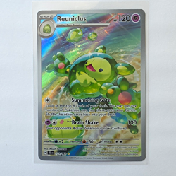 Pokemon TCG SV05 Temporal Forces Reuniclus 171/162 IR Holo 120HP - Image 1