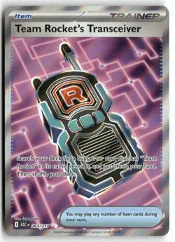 Team Rocket's Transceiver 263/217 Ultra Rare Ascended Heroes Pokemon Holo NM - Image 1