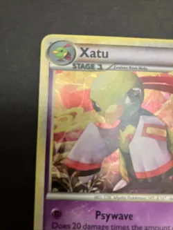 Pokemon TCG Xatu 11/95 Unleashed Cracked Ice Holo Rare TCG 2010 NM MP - Image 2