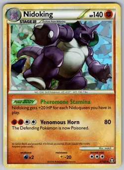 Nidoking (Cracked Ice Holo) 6/102 Holo Holo Rare Deck Exclusives Pokemon Holo LP - Image 1
