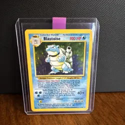Pokemon Blastoise 2/102 Holo Rare Base Set 1999 100 HP Card Wizards of Coast - Image 1