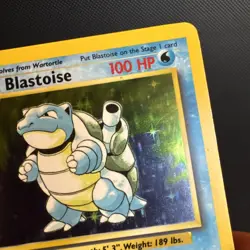 Pokemon Blastoise 2/102 Holo Rare Base Set 1999 100 HP Card Wizards of Coast - Image 4
