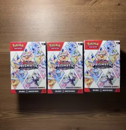 Pokemon Prismatic Evolutions Booster Bundle Lot Of 3 Brand New Factory Sealed - Image 1