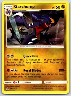 Garchomp 99/156 Rare Ultra Prism Pokemon Lightly Played - Image 1