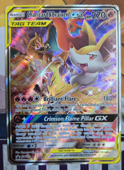 The Pokemon Company Charizard & Braixen GX TAG TEAM SM230 Promo Holo English - Image 1