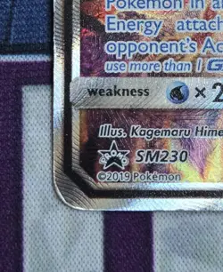 The Pokemon Company Charizard & Braixen GX TAG TEAM SM230 Promo Holo English - Image 4