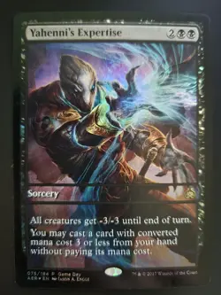 Yahenni's Expertise NM FOIL GAME DAY PROMO Aether Revolt MTG FREE SHIPPING - Image 1