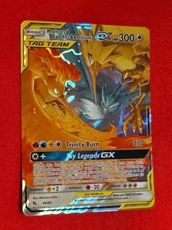 2019 Pokemon Moltres & Zapdos & Articuno GX Tag Team 44/68 - Image 3