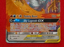 2019 Pokemon Moltres & Zapdos & Articuno GX Tag Team 44/68 - Image 5