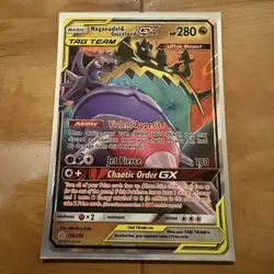 Pokemon Naganadel & Guzzlord GX 158/236 Tag Team Cosmic Eclipse Nintendo NM - Image 2
