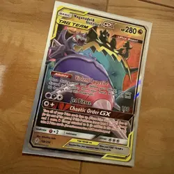 Pokemon Naganadel & Guzzlord GX 158/236 Tag Team Cosmic Eclipse Nintendo NM - Image 3