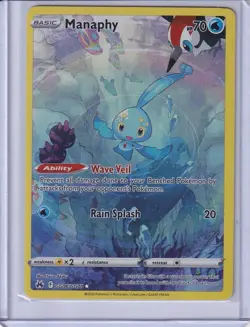 Manaphy GG06/GG70 Holo Crown Zenith Galarian Gallery NM Pokemon TCG - Image 1