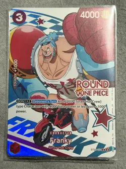 Round 1 Franky English One Piece Promo ST21-011, NM - Image 1