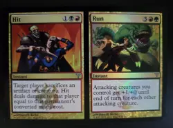 Hit Run LP FOIL Dissension MTG FREE SHIPPING - Image 1