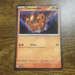 Charmander - 047 (Cosmos Holo) 047 Sv: Scarlet & Violet Promo Cards Holo - Image 1