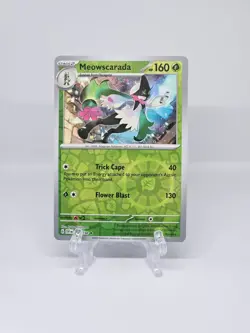 015/198 MEOWSCARADA | RARE REVERSE HOLO | SCARLET & VIOLET POKEMON CARD - Image 1