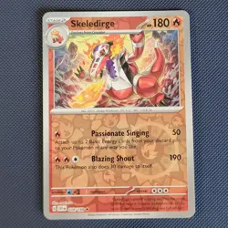 Skeledirge 038/198 - Scarlet & Violet - Rare Reverse Holo Pokemon Card - NM - Image 1