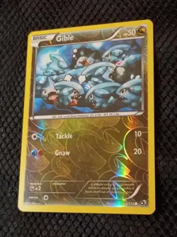 NM Gible 94/113 Legendary Treasures Reverse Holo pokemon card - Image 2