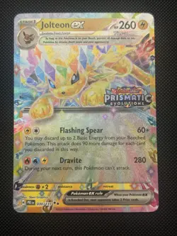 Jolteon ex - (Prismatic Evolutions Stamp) 030/131 Miscellaneous Cards & Products - Image 1