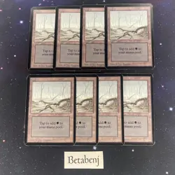 1x MTG Alpha Swamp Version B from Estate Collection - Image 1