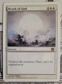 MTG Wrath of God x1 LP ~8th Edition (Magic the Gathering)*Free Shipping* - Image 1