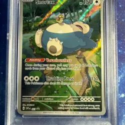 Pokemon 2023 Snorlax #051 SV Scarlet & Violet Promo Holo PSA 9 English - Image 4