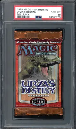Urza's Destiny Booster Pack English Graded PSA 10 MTG Magic #63166233 - Image 1