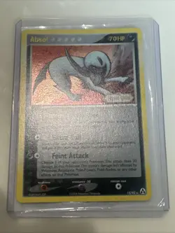 Pokemon TCG Absol 15/92 Legend Maker Reverse Holo Stamp Swirl - Image 1