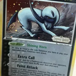 Pokemon TCG Absol 15/92 Legend Maker Reverse Holo Stamp Swirl - Image 2