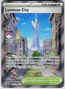 POKEMON LUMIOSE CITY 111/088 PERFECT ORDER HOLO NM/M - Image 1