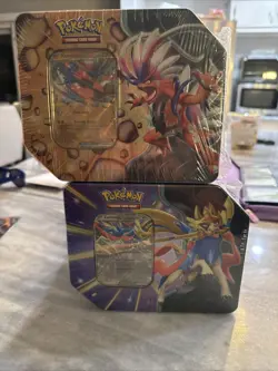 Paldea Legends Tin & Slashing Legends Tin - POKEMON - NEW SEALED - Image 1