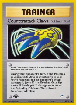 NM Counterattack Claws [Neo Destiny 097/105] Unlimited Uncommon Pokemon TCG - Image 1