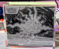 Sealed Pitch Black Pokemon Center ETB with acrylic case - Image 1