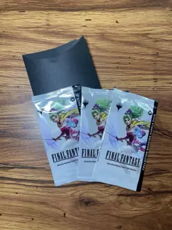 3 Final Fantasy MTG Collector Booster Sample Pack - Magic the Gathering - Image 1