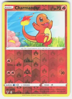 Pokemon tcg SWSH04: Vivid Voltage Charmander Lightly played - Image 1