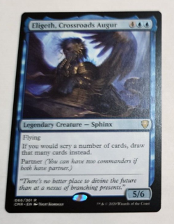 MTG Eligeth Crossroads Augur 066 CMR Commander Legends Rare LP x1 - Image 1