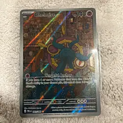 Nintendo Pokemon TCG Dhelmise 091/084 Paldean Fates IR Holo Full Art - Image 1