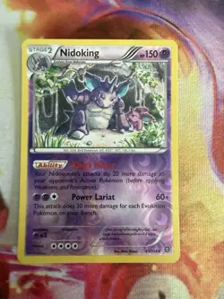Nidoking - 45/114 - Rare - Reverse Holo Pokemon XY - Steam Siege - Image 1