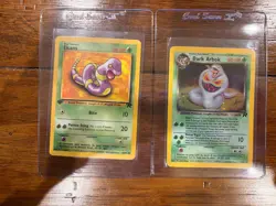 Dark Arbok 2/82 & Ekans 56/82 (1st edition) - Holo - Team Rocket - WoTC TCG - Image 1