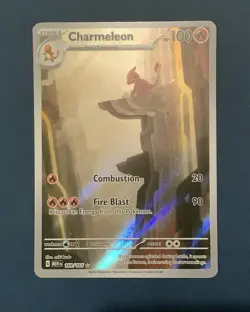 Charmeleon 169/165 Scarlet & Violet 151 Pokemon TCG Illustration - Image 1