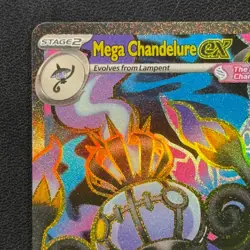 Mega Chandelure ex 099/084 - Ultra Rare - Pitch Black - Pokemon TCG - NM/M - Image 3