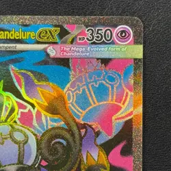 Mega Chandelure ex 099/084 - Ultra Rare - Pitch Black - Pokemon TCG - NM/M - Image 4