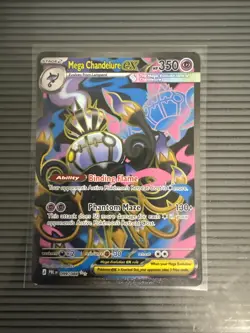 Mega Chandelure ex 099/084 - Full Art Ultra Rare - Pokemon TCG: Pitch Black - NM - Image 1
