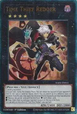 Time Thief Redoer RA01-EN041 Prismatic Ultimate Rare 1st NM Yugioh DNA Games - Image 1