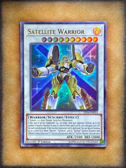Yugioh Satellite Warrior LED6-EN023 Ultra Rare 1st Ed NM - Image 1