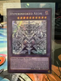Hyperinvoked Aeon CORI-EN033 Secret Rare 1st Edition Near Mint Yugioh - Image 1